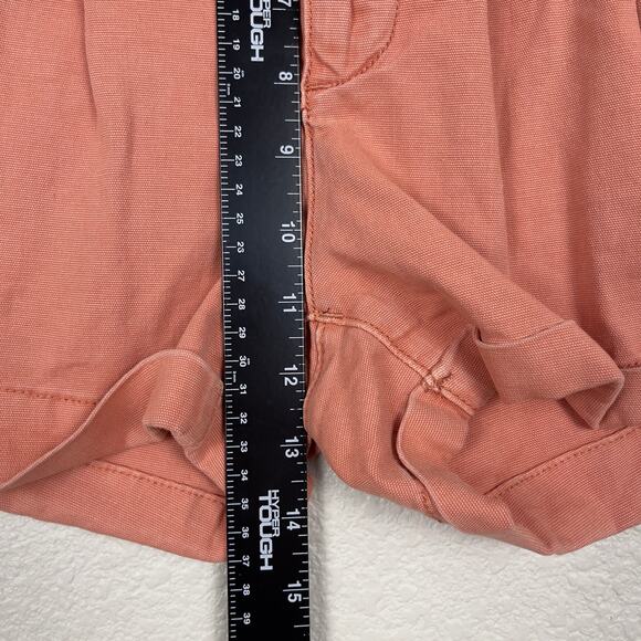 Anthropologie Pilcro Relaxed Pleated Shorts Coral Size 27 Summer Casual - Picture 15 of 15